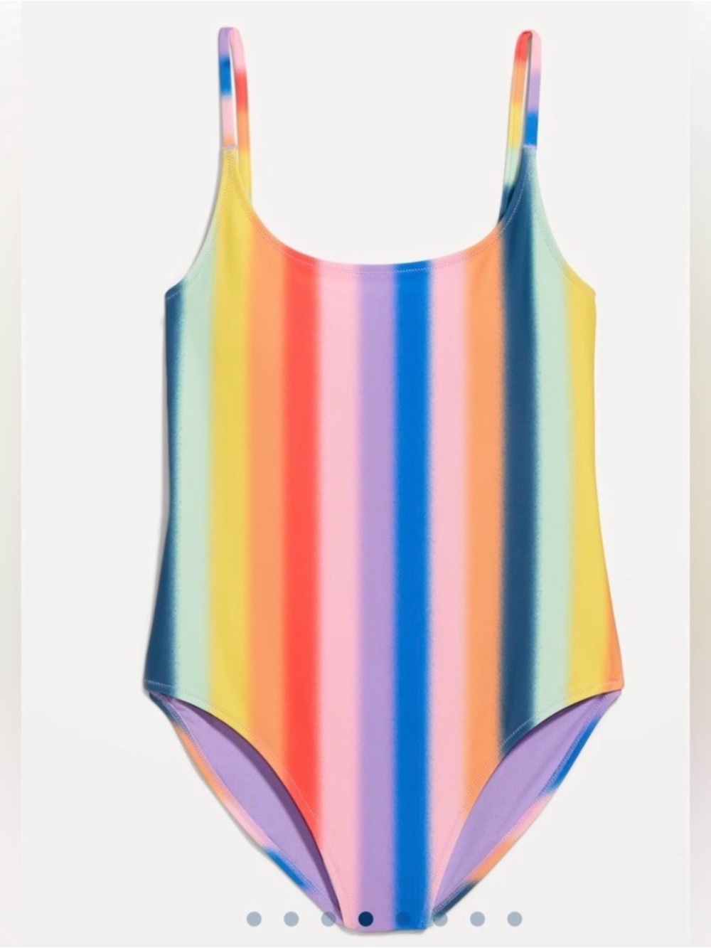Old Navy  rainbow  stripe one-piece swimsuit xs